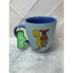 Sesame Street Coffee Mug Friendship Warms The Heart 17oz  Soft Touch Cup